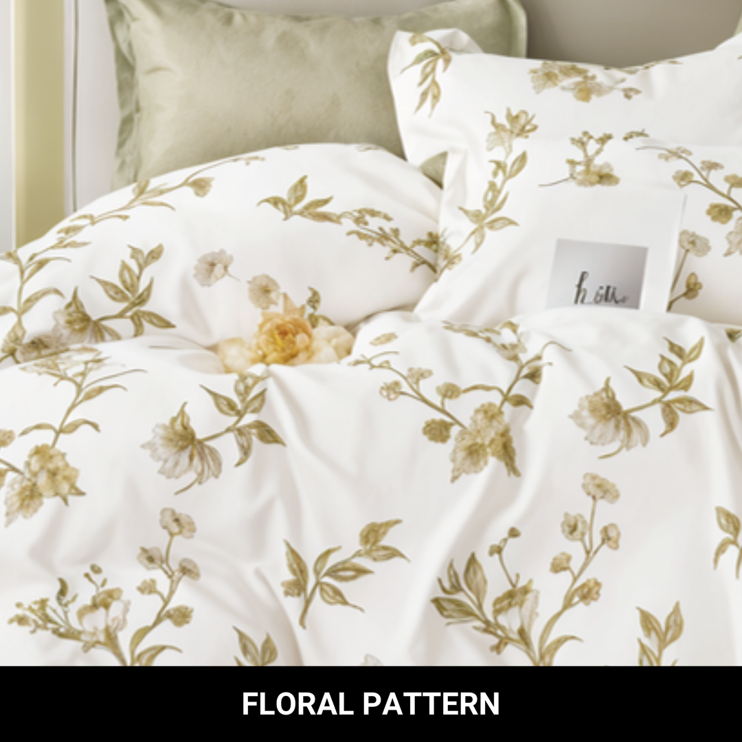 King Size  Bedsheet 6 PCs Set with Duvet Cover 220x240 – King Bedding Set (6FS66)