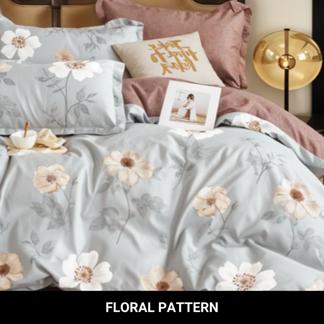 Luxury Bedding Sets 6 PCs  King With Duvet Cover 220x240, King Bedding Set (6FS71)