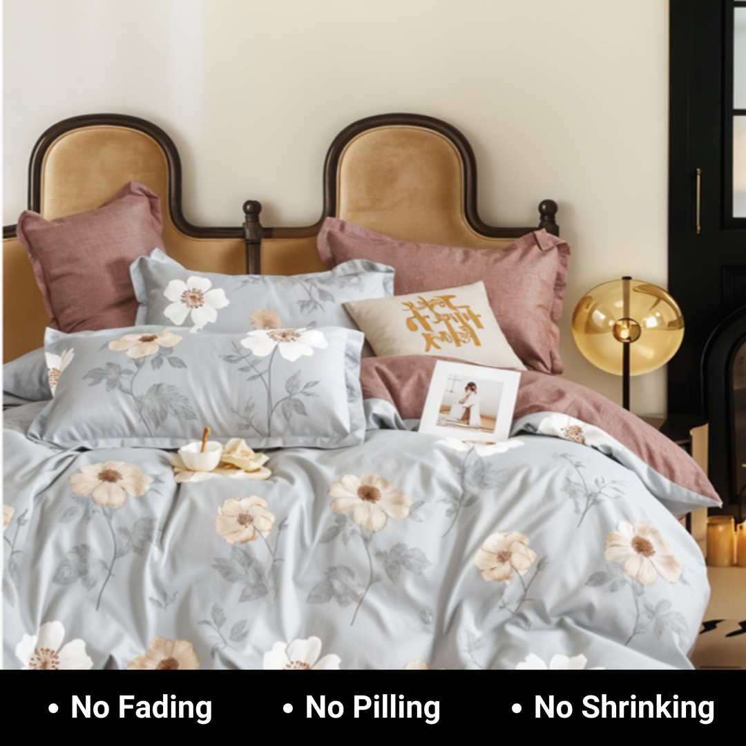 Luxury Bedding Sets 6 PCs  King With Duvet Cover 220x240, King Bedding Set (6FS71)