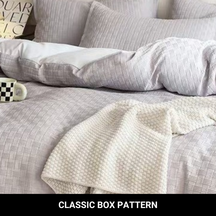 King Bedding Set with 6 PCs King Size Bedsheet & Duvet Cover 220x240 (6FM17)