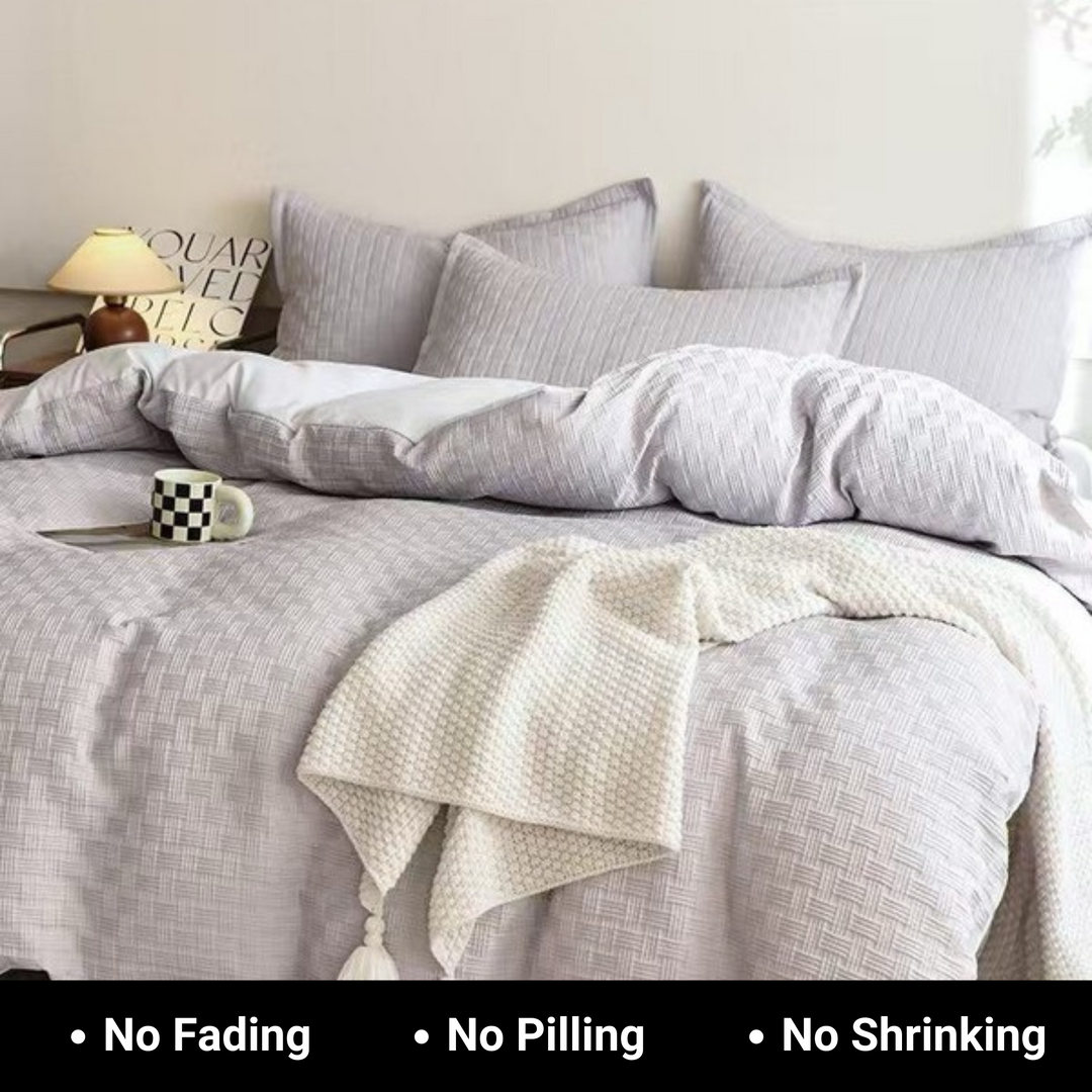 King Bedding Set with 6 PCs King Size Bedsheet & Duvet Cover 220x240 (6FM17)