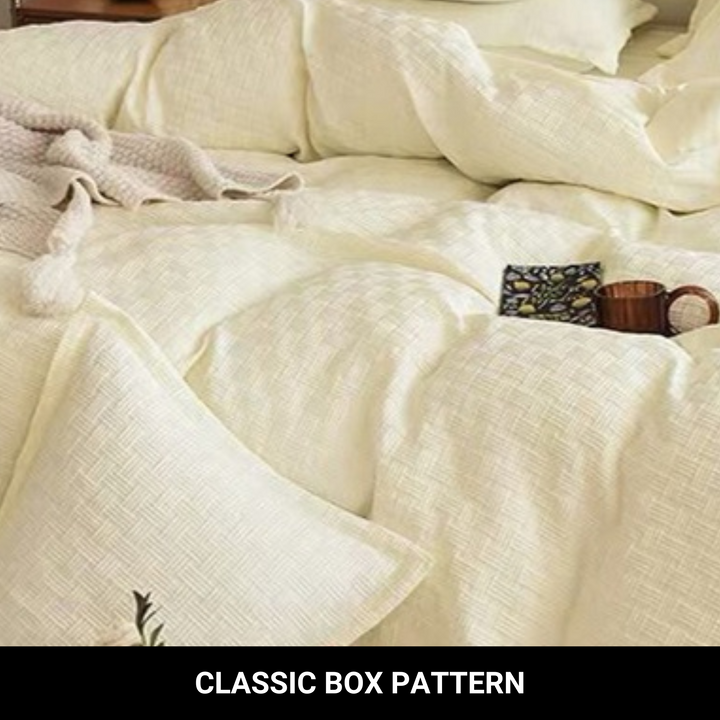 King Size Bedding Sets – 6 PCs Fitted Bed Sheet Set with Duvet Cover 220x240 (6FM18)