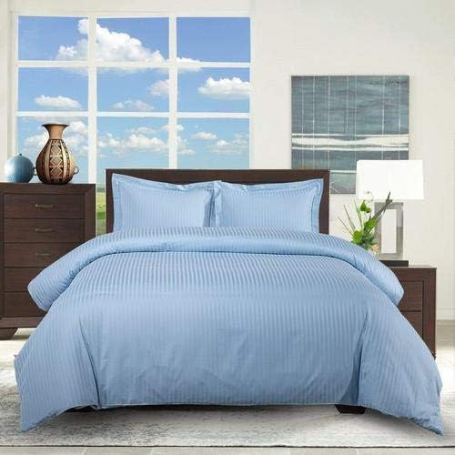 MOONCEE 6Pcs Bed Sheet King Size Set With Bed Sheets Bedding Set, Duvet Cover Set- Blue