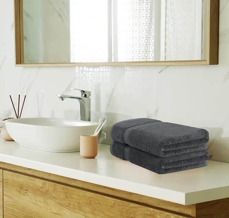 4 PCs Premium Bath Towels Set, Towel 70cm x 140cm,100% Cotton Hotel & Spa Towels