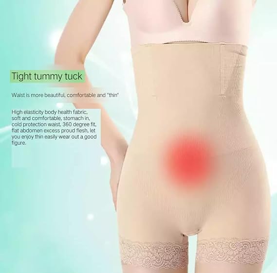 قطعتان من ملابس داخلية لتشكيل البطن بدون خياطة عالية الخصر للنساء من LASASSY's
