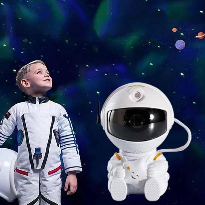 جهاز عرض النجوم من MOONCEE، جهاز عرض ليلي على شكل مجرة رائد فضاء مع جهاز تحكم عن بعد USB