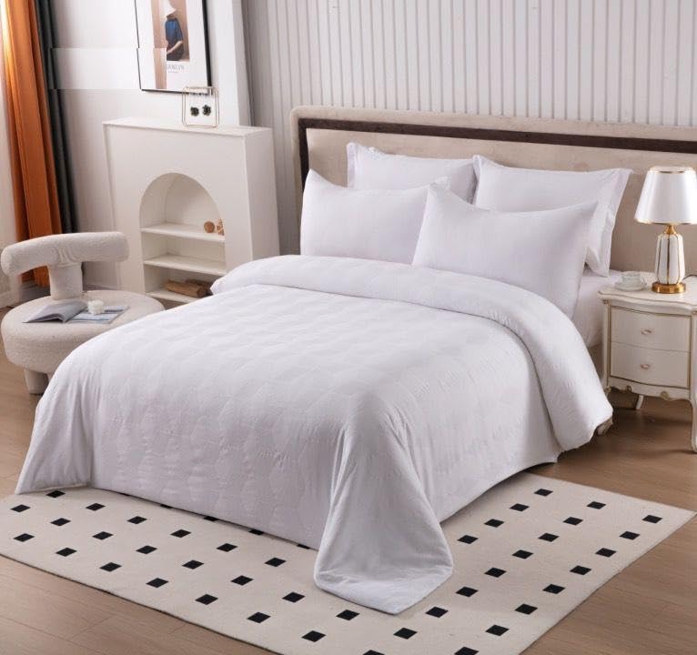 King Bedding Set 6 PCs with Duvet Cover 220x240 King Size Fitted Sheet (6FM15)