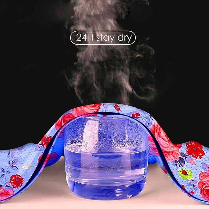 ملابس داخلية نسائية بدون خياطة من LASASSY، 5 قطع، سراويل داخلية نسائية أنيقة بنقشة زهور (متعددة الألوان)