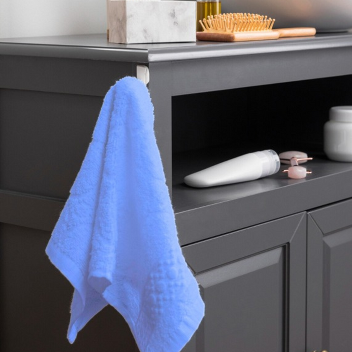 100% Cotton Bath Towel Set 6 PCs -Soft & Absorbent, Best Quality Towel for Daily Use (Blue)