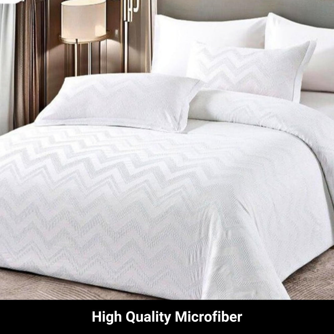 King Bedding Sets with Duvet Cover 220x240 King Size Fitted Bed Sheets 6 PCs (6FM10)