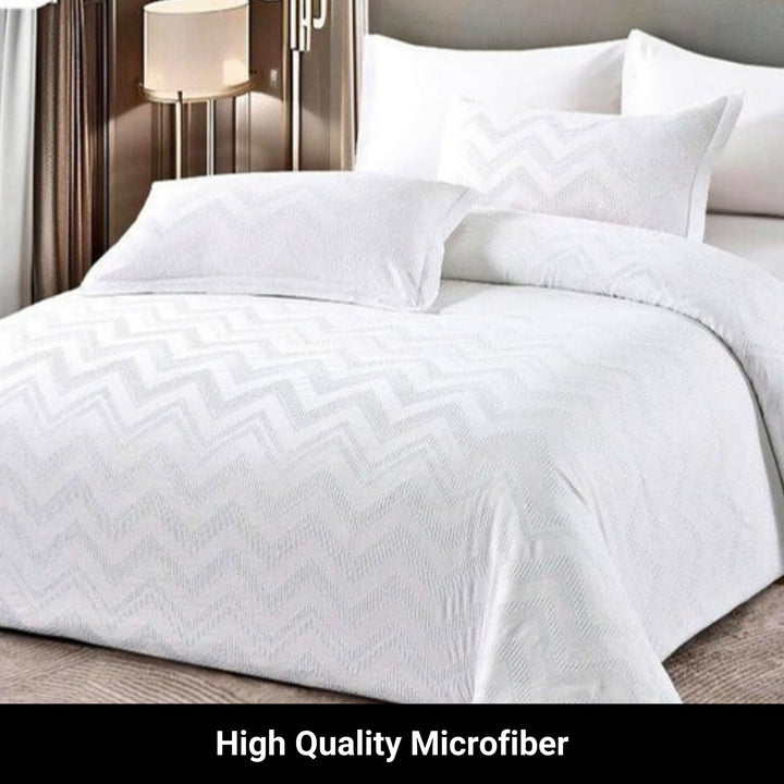 King Bedding Sets with Duvet Cover 220x240 King Size Fitted Bed Sheets 6 PCs (6FM10)