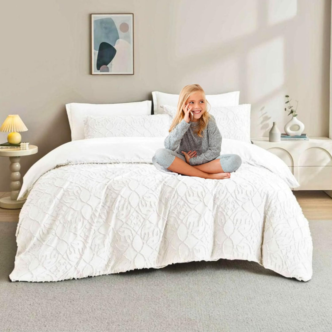King Size Bedding Sets 6 PCs With Duvet Cover 220x240, King Bedding Set (6FM2)