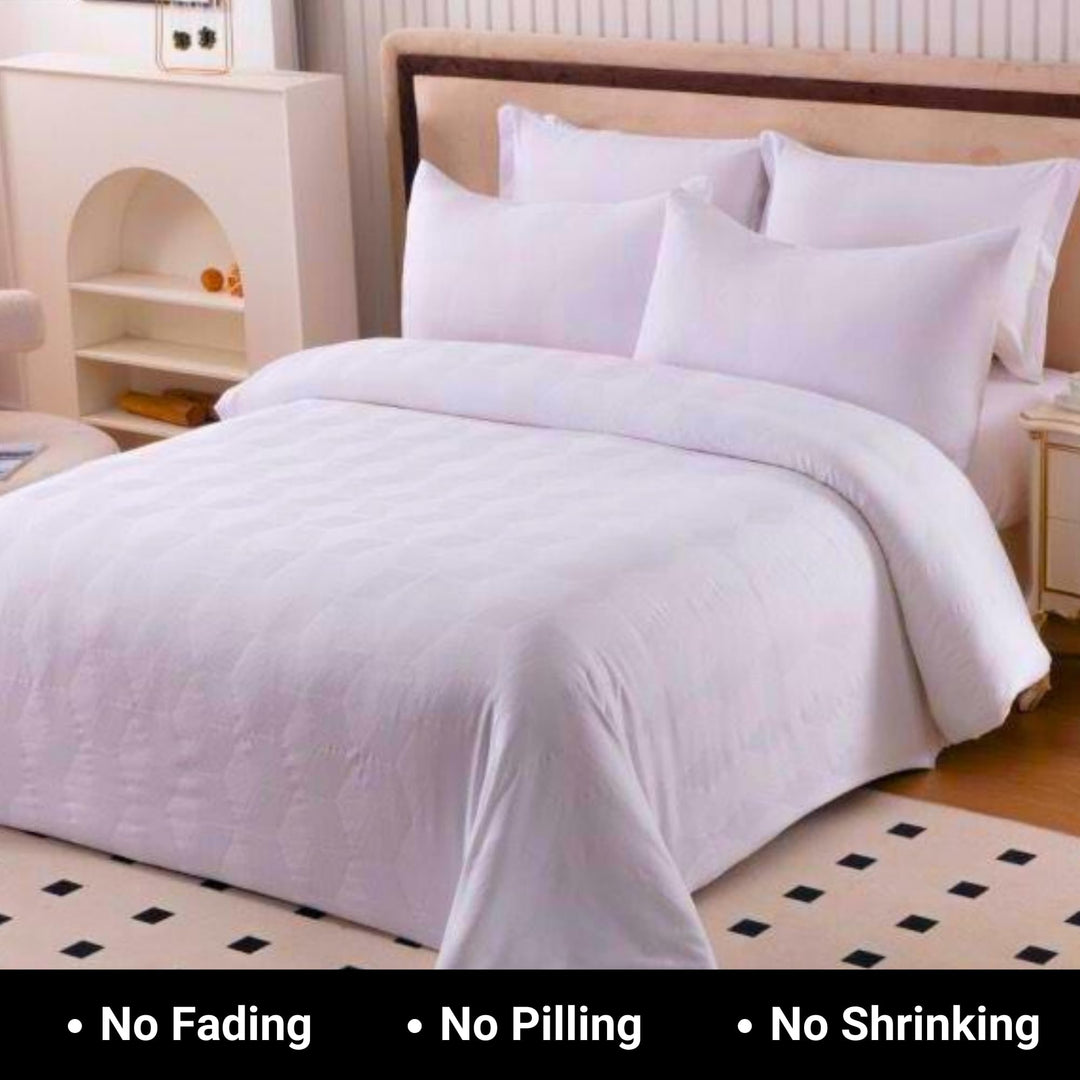 King Bedding Set 6 PCs with Duvet Cover 220x240 King Size Fitted Sheet (6FM15)