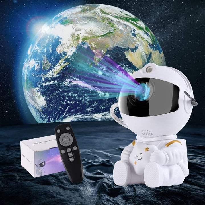 جهاز عرض النجوم من MOONCEE، جهاز عرض ليلي على شكل مجرة رائد فضاء مع جهاز تحكم عن بعد USB