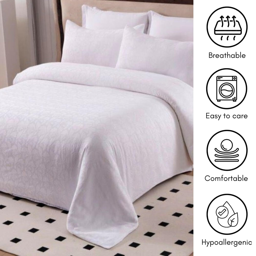 King Size Bedding Set 6 PCs with Duvet Cover 220x240 King Bed Sheets(6FM13)