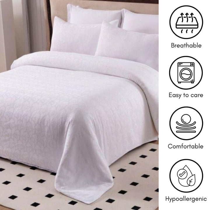 King Size Bedding Set 6 PCs with Duvet Cover 220x240 King Bed Sheets(6FM13)