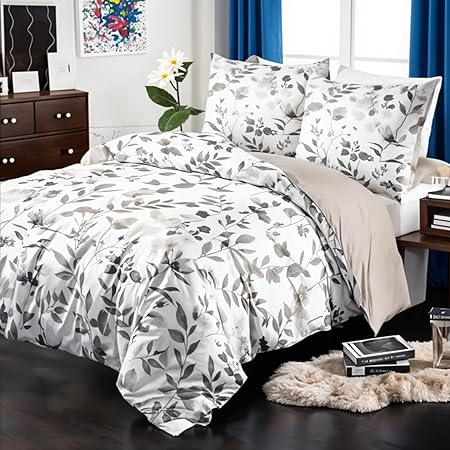 Cotton Bedding Sets with Colorful Sheets King Size Fitted Bed Sheets 6 PCs (6FS65)