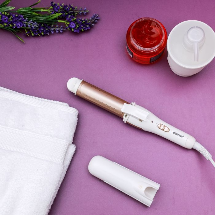 Geepas 2-in-1 Wet & Dry Hair Curling Iron, Straightener, Multi Style Hair Curler (GH8686)