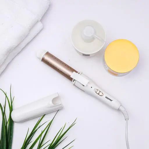 Geepas 2-in-1 Wet & Dry Hair Curling Iron, Straightener, Multi Style Hair Curler (GH8686)