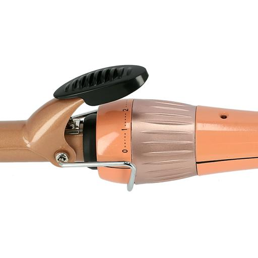 Hair Curler With Ceramic Coating, Temp Control, 360 Degree Swivel Cord (OMH4065)