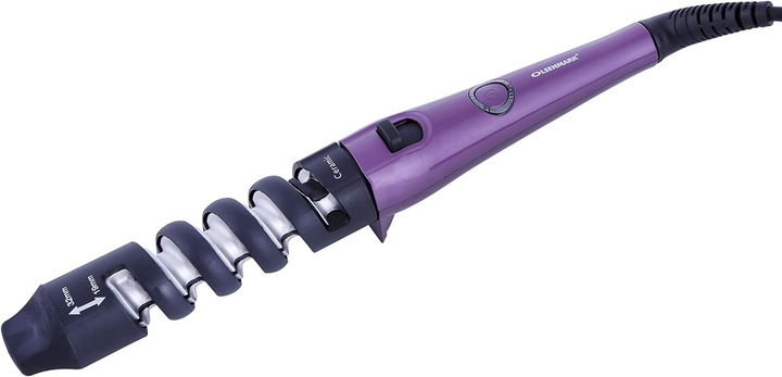 Olsenmark Ceramic Hair Curler, Spring Clip, Cool Tip, Spiral Curling Guides (OMH4078)