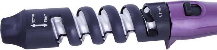 Olsenmark Ceramic Hair Curler, Spring Clip, Cool Tip, Spiral Curling Guides (OMH4078)