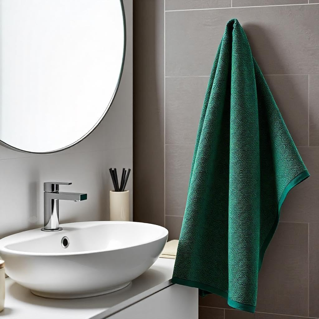 6 PCs Premium Hand Towels Set, 600 GSM Extra Large Hand Towels With 100% Soft Cotton