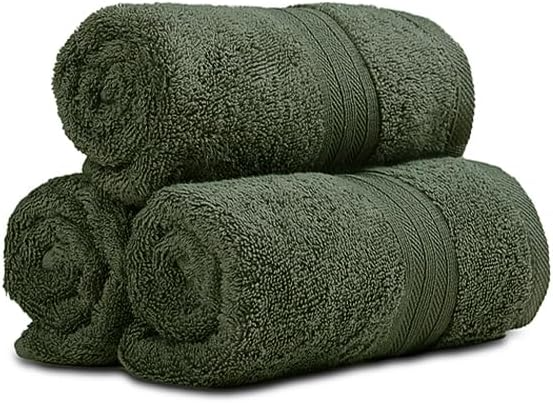 6 PCs Premium Towel Set, 2 Bath Towels, 2 Hand Towels , 2 Washcloths & Shower Towel