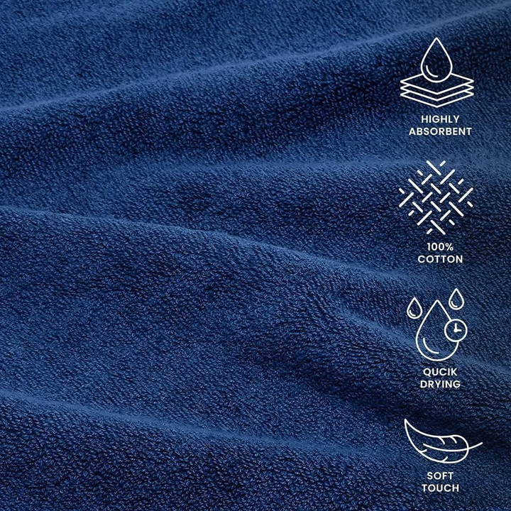 12 Pack Premium Wash Cloths and Face Towels Set (30 x 30 CM) 600 GSM 100% Cotton Soft