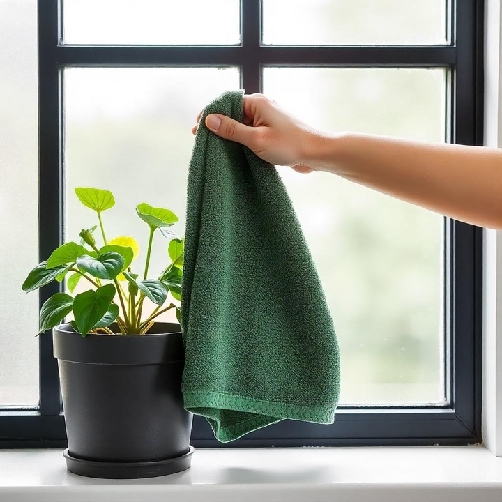 12 Pack Premium Wash Cloths and Face Towels Set (30 x 30 CM) 600 GSM 100% Cotton Soft
