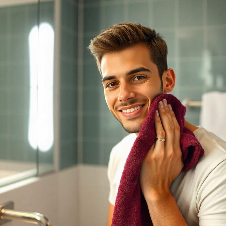 6 PCs Premium Hand Towels Set, 600 GSM Extra Large Hand Towels With 100% Soft Cotton