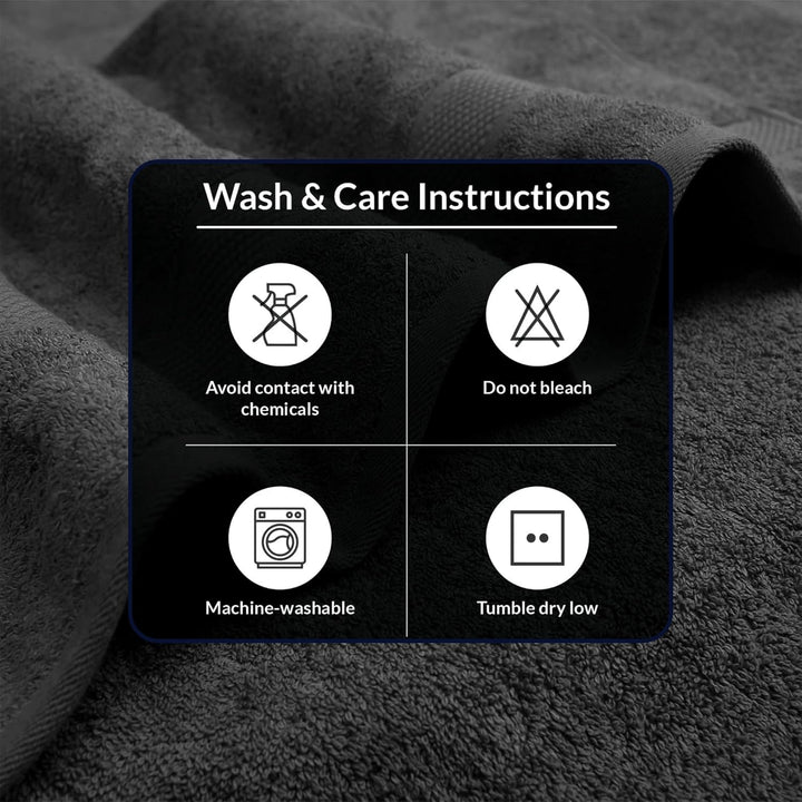 12 Pack Premium Wash Cloths and Face Towels Set (30 x 30 CM) 600 GSM 100% Cotton Soft