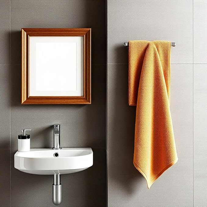 6 PCs Premium Hand Towels Set, 600 GSM Extra Large Hand Towels With 100% Soft Cotton