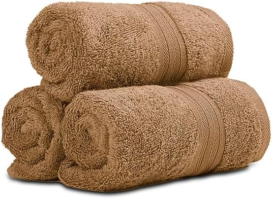 6 PCs Premium Towel Set, 2 Bath Towels, 2 Hand Towels , 2 Washcloths & Shower Towel