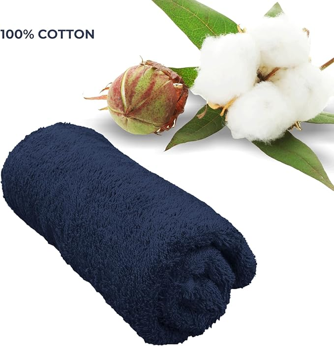 6 PCs Premium Towel Set, 2 Bath Towels, 2 Hand Towels , 2 Washcloths & Shower Towel