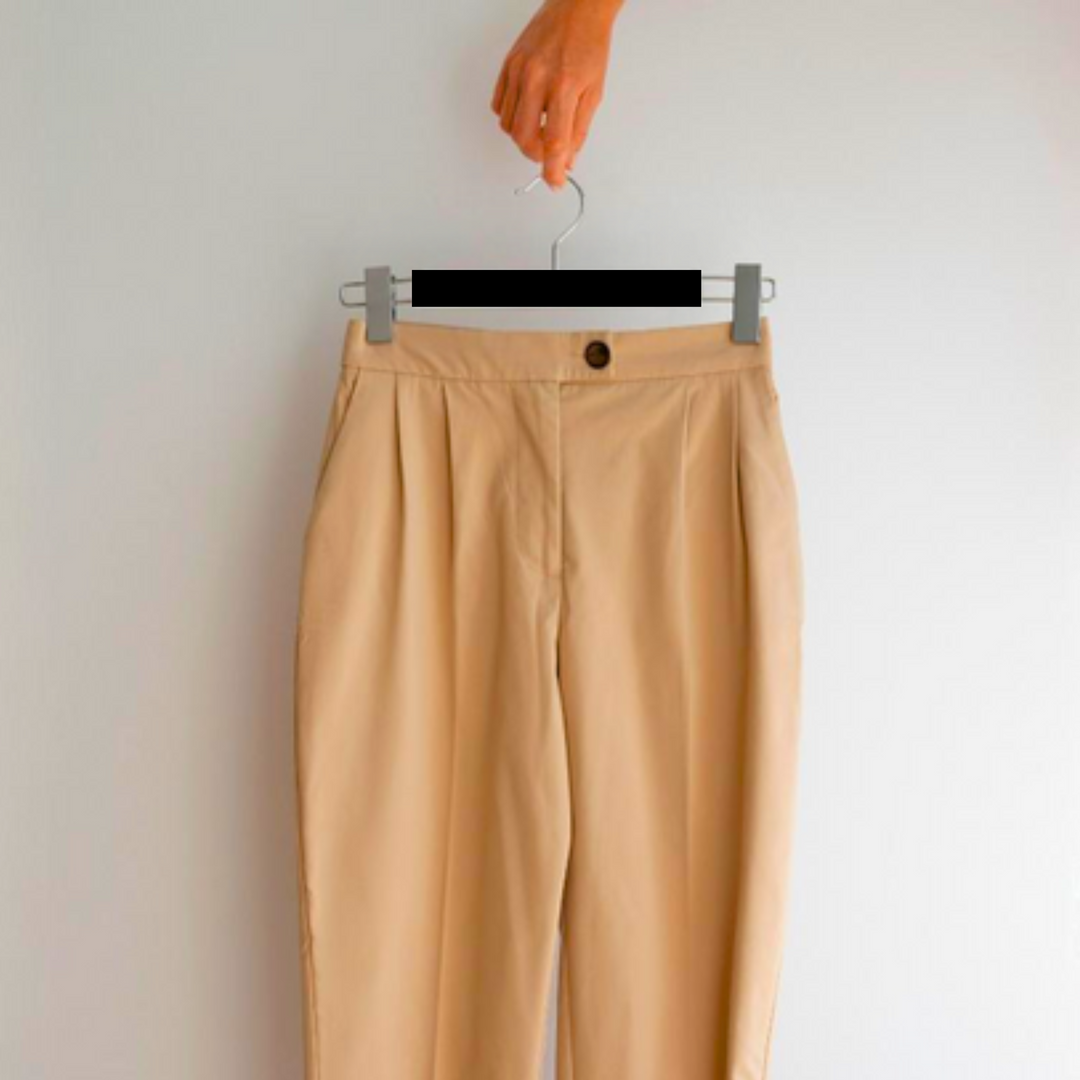 Premium High-Grade Wooden Pants Hangers - Non-Slip Grip With Adjustable Metal Clips