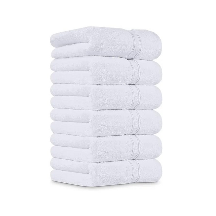 6 PCs Premium Hand Towels Set, 600 GSM Extra Large Hand Towels 40cmx70cm 100% Cotton Soft