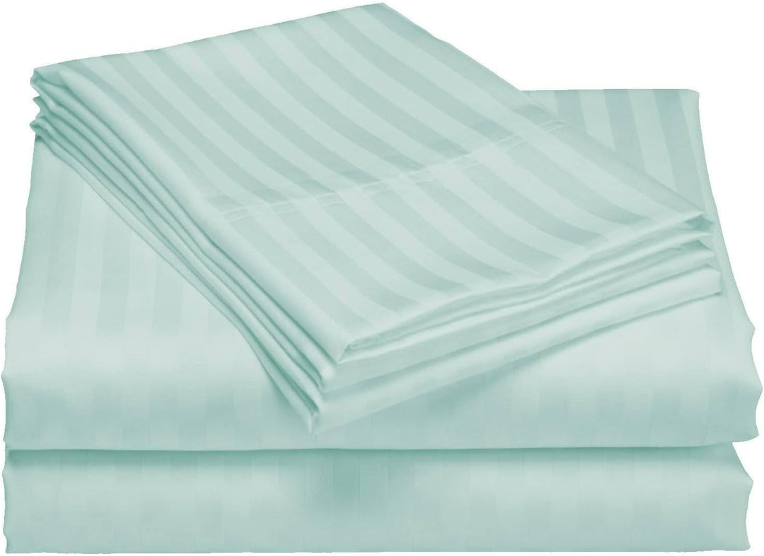 MOONCEE 6 PCs King Bed Sheet Set With Duvet Cover 220x240 Bedding Set (Sage Green)