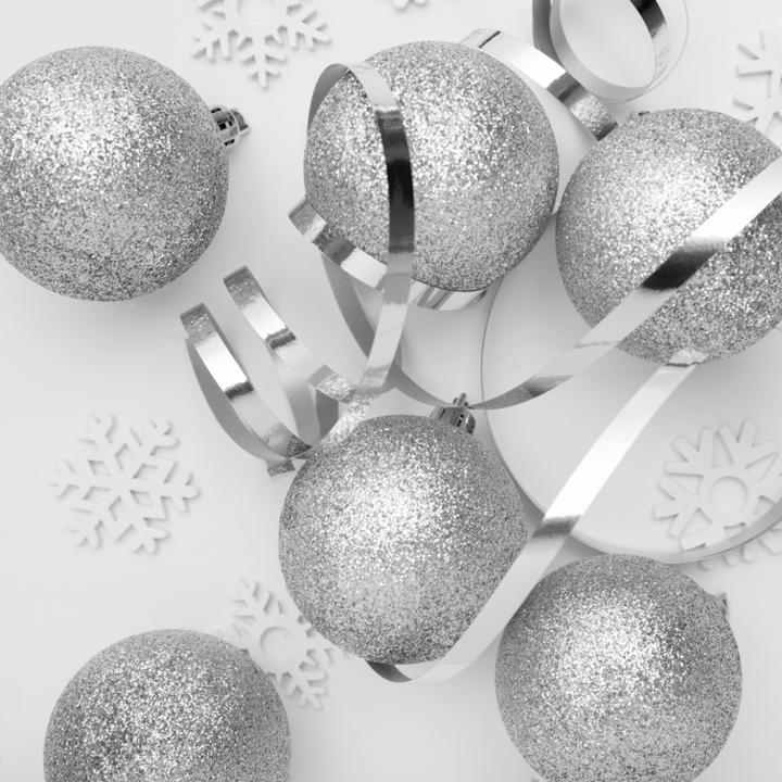 Bring Sparkle Home – 30 Pcs Silver Christmas Ornaments for a Shiny Holiday Tree