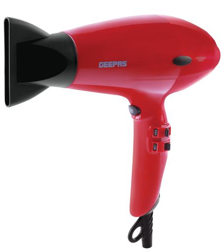 Geepas Ionic Hair Dryer, Professional Conditioning Hair Dryer - 2000W