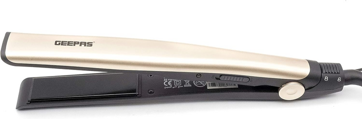 Geepas Portable Hair Straightener with Ceramic Plates, 360-Degree Swivel Cord