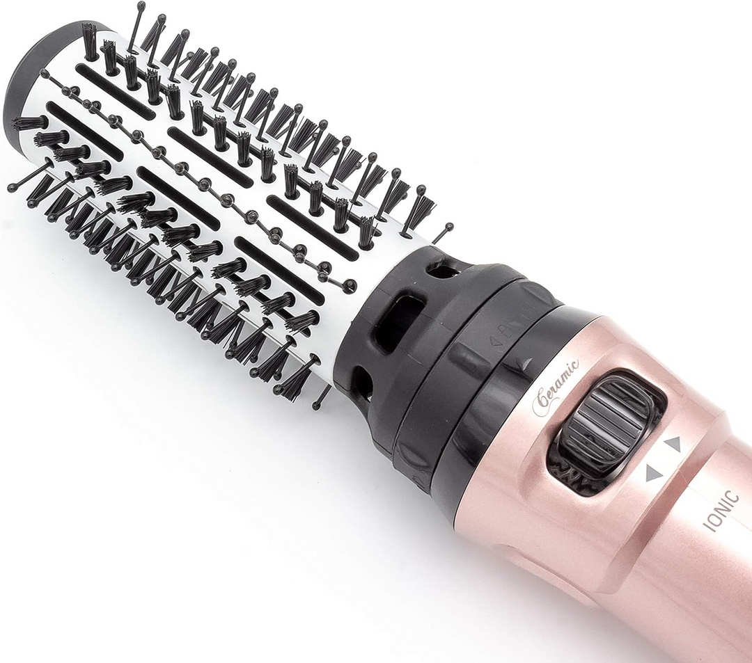 Geepas Hot Hair Styler Dual Rotating Hair Brush Cool Function