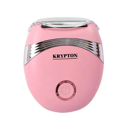 Krypton 2 In 1  Women Hair Removal Lady Shaver Cordless Rechargeable Shaver- Pink