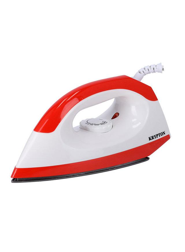 Krypton Non-Stick Coated Clothes Dry Iron 1200 W, Temperature Control (Red/White)