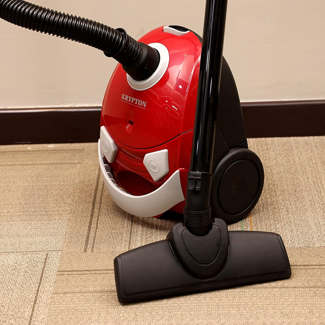 Krypton Vacuum Cleaner For Floor And Dust Cleaning 1.5 Liters-1400 W Red