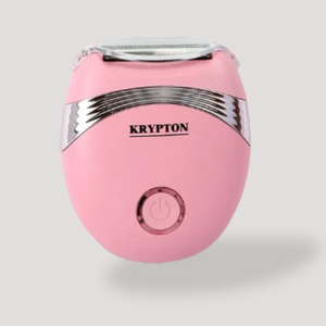 electric lady shaver with compact design and single power button, suitable for gentle hair removal