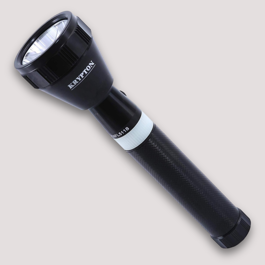 Rechargeable LED flashlight torch with high power beam