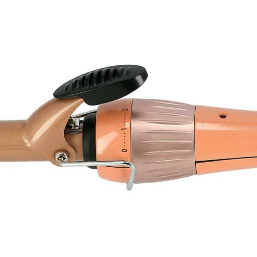 Olsenmark Hair Curler With Ceramic Coating, Temp Control, 360 Degree Swivel Cord