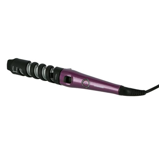 Olsenmark Ceramic Hair Curler, Spring Clip, Cool Tip, Spiral Curling Guides