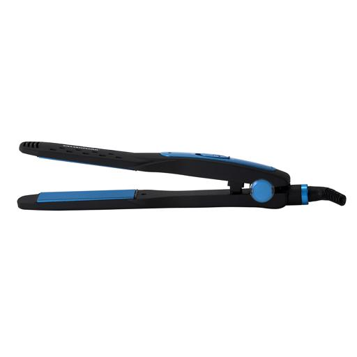 Olsenmark Ceramic Hair Straighteners With 360° Swivel Cord- Black/Blue